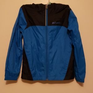 Blue and black Columbia wind breaker Small